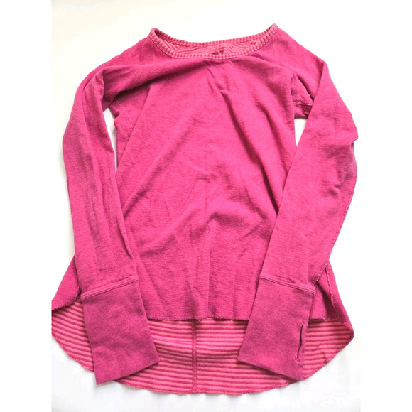 Lululemon Womens Open Your Heart Reversible Scoop Long Sleeve Shirt sz 6 Active - Picture 3 of 9